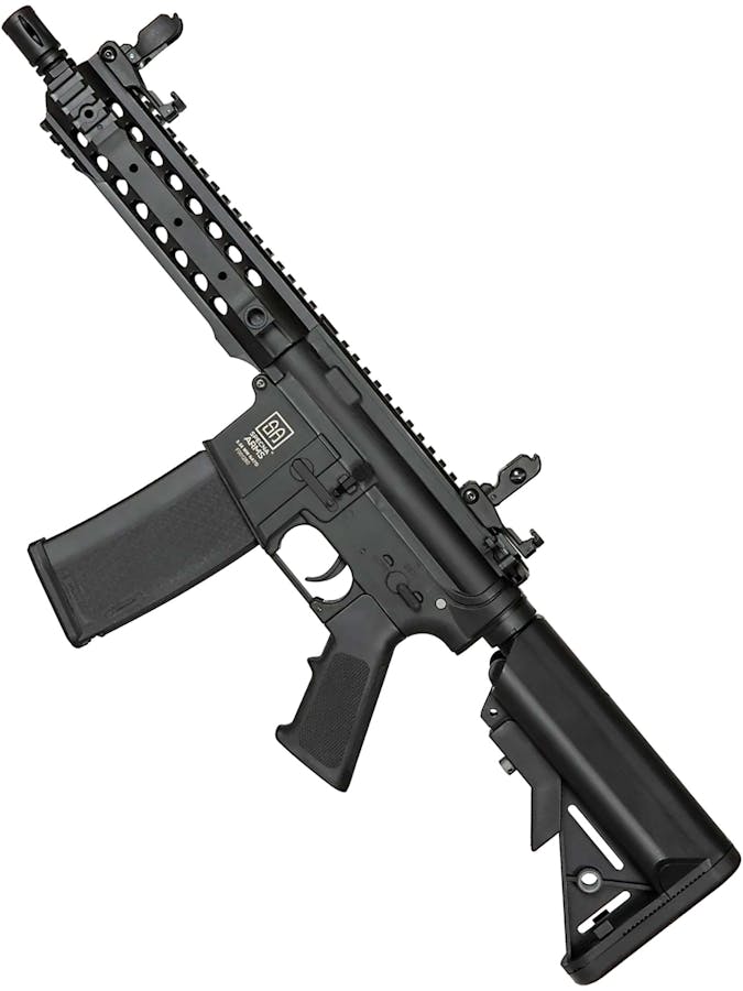 Specna Arms SA-F01 FLEX™ M4/AR-15 Compact AEG; X-ASR MOSFET, Black