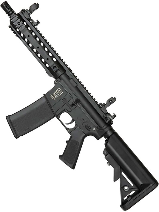Specna Arms SA-F01 FLEX™ M4/AR-15 Compact AEG; X-ASR MOSFET, Black